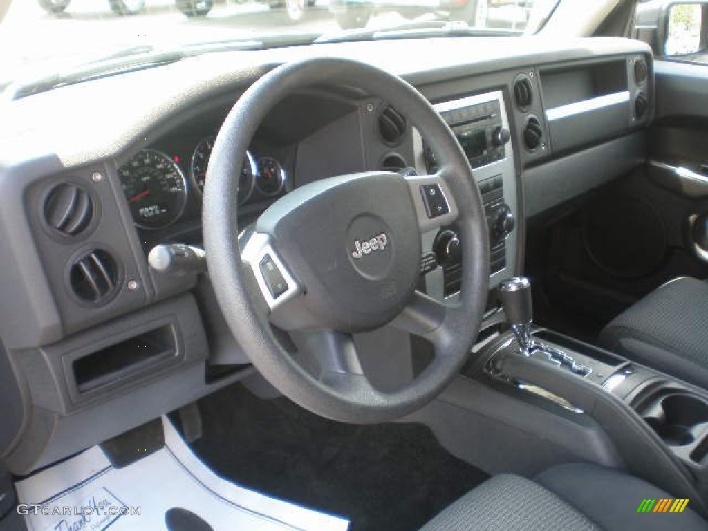 2008 Commander Sport 4x4 - Steel Blue Metallic / Dark Slate Gray photo #13