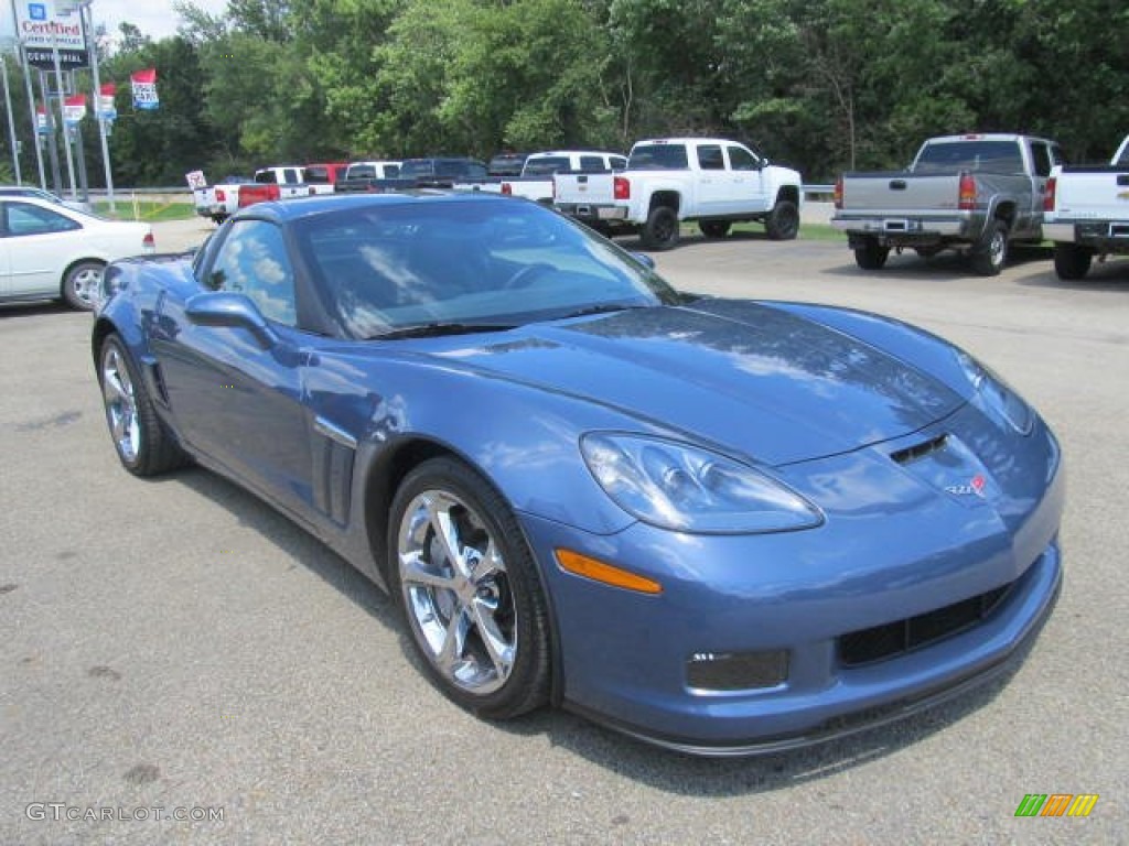 Supersonic Blue Metallic 2011 Chevrolet Corvette Grand Sport Coupe Exterior Photo #84151608