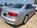 Ice Silver Metallic - A8 L 4.0T quattro Photo No. 5