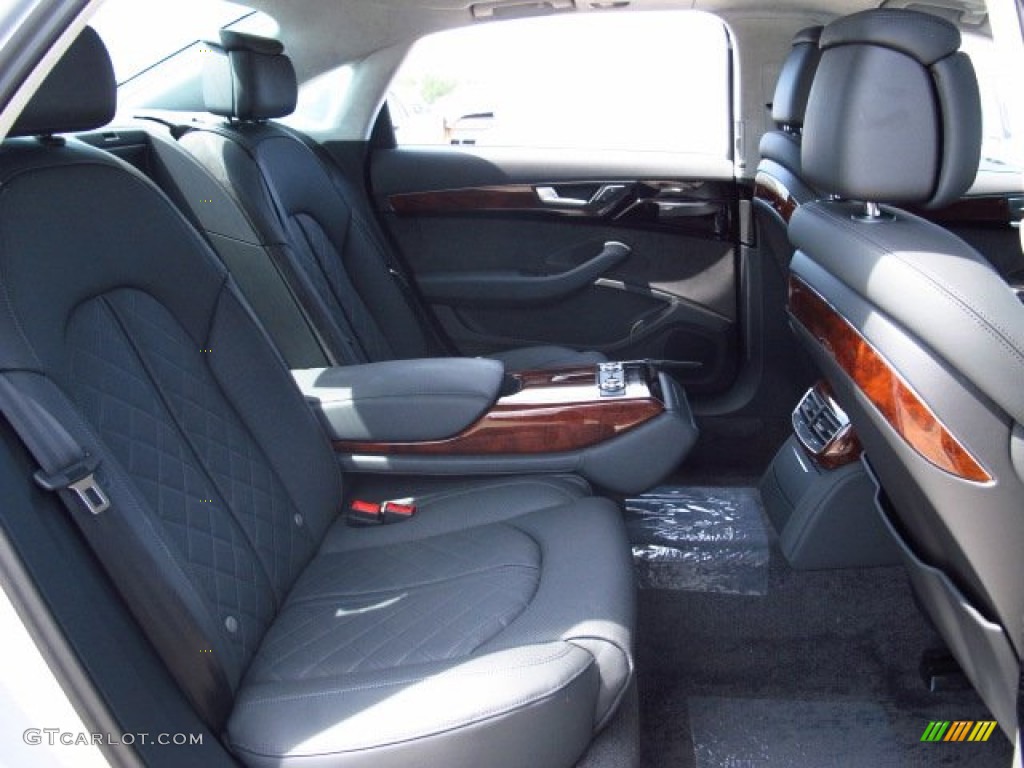 2014 Audi A8 L 4.0T quattro Rear Seat Photo #84152193