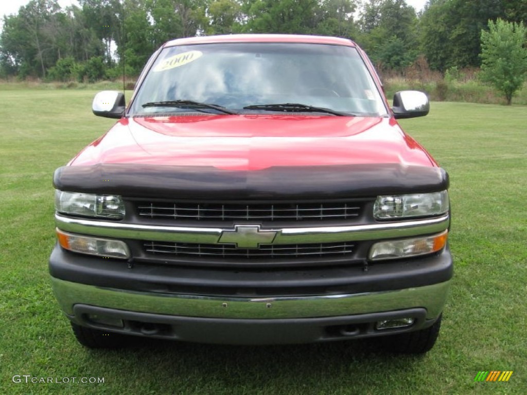 2000 Silverado 2500 LT Extended Cab 4x4 - Victory Red / Graphite photo #16