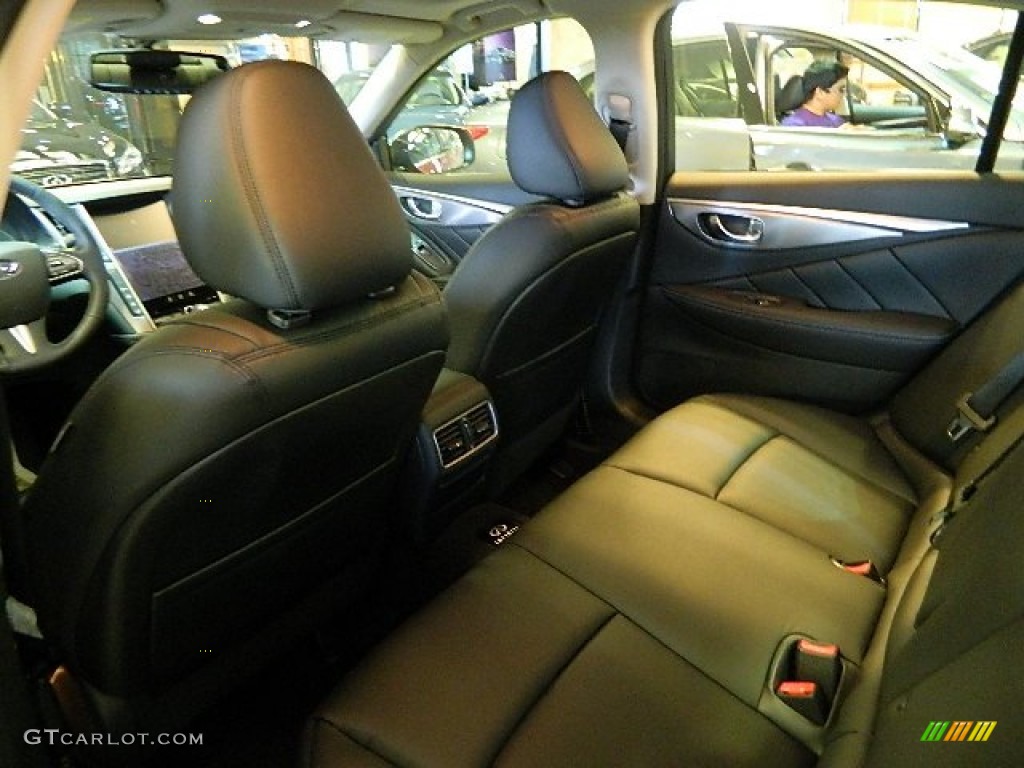2014 Infiniti Q 50 3.7 AWD Premium Rear Seat Photo #84153243