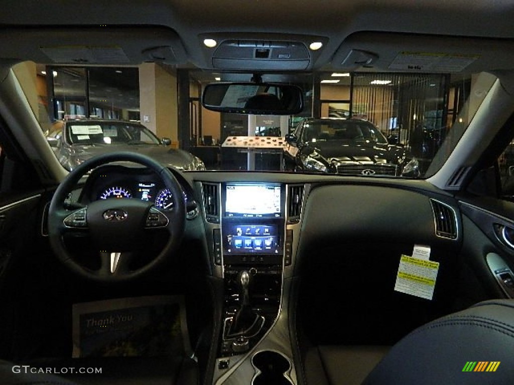 2014 Infiniti Q 50 3.7 AWD Premium Graphite Dashboard Photo #84153315