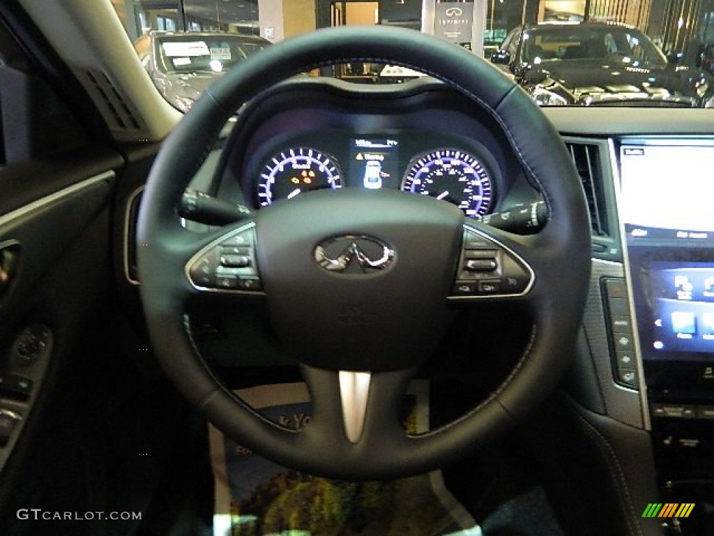 2014 Infiniti Q 50 3.7 AWD Premium Steering Wheel Photos