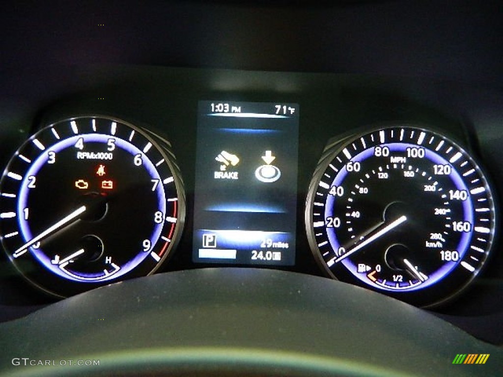 2014 Infiniti Q 50 3.7 AWD Premium Gauges Photos