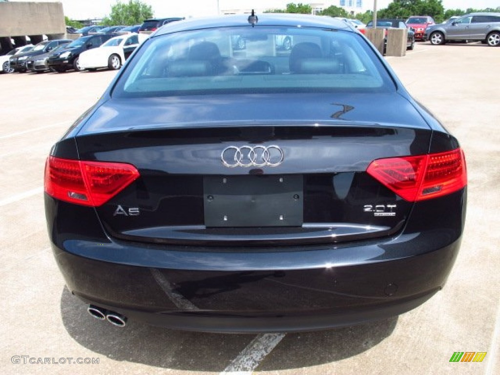 2014 A5 2.0T quattro Coupe - Phantom Black Pearl / Black photo #3