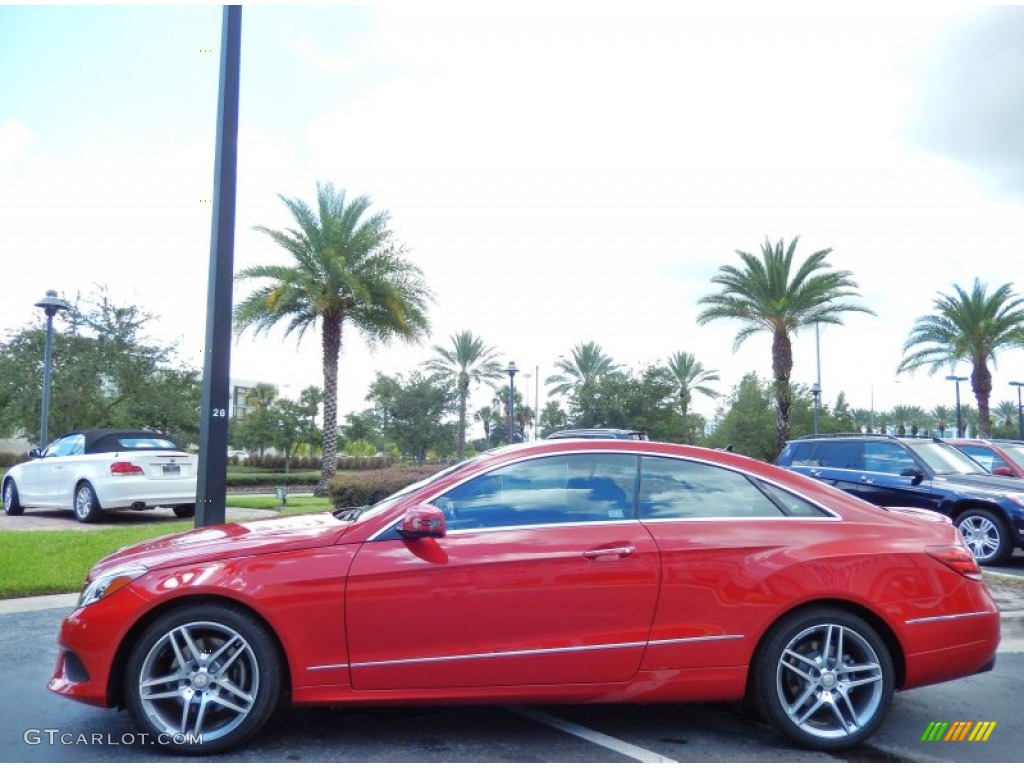 Mars Red 2014 Mercedes-Benz E 350 Coupe Exterior Photo #84153519