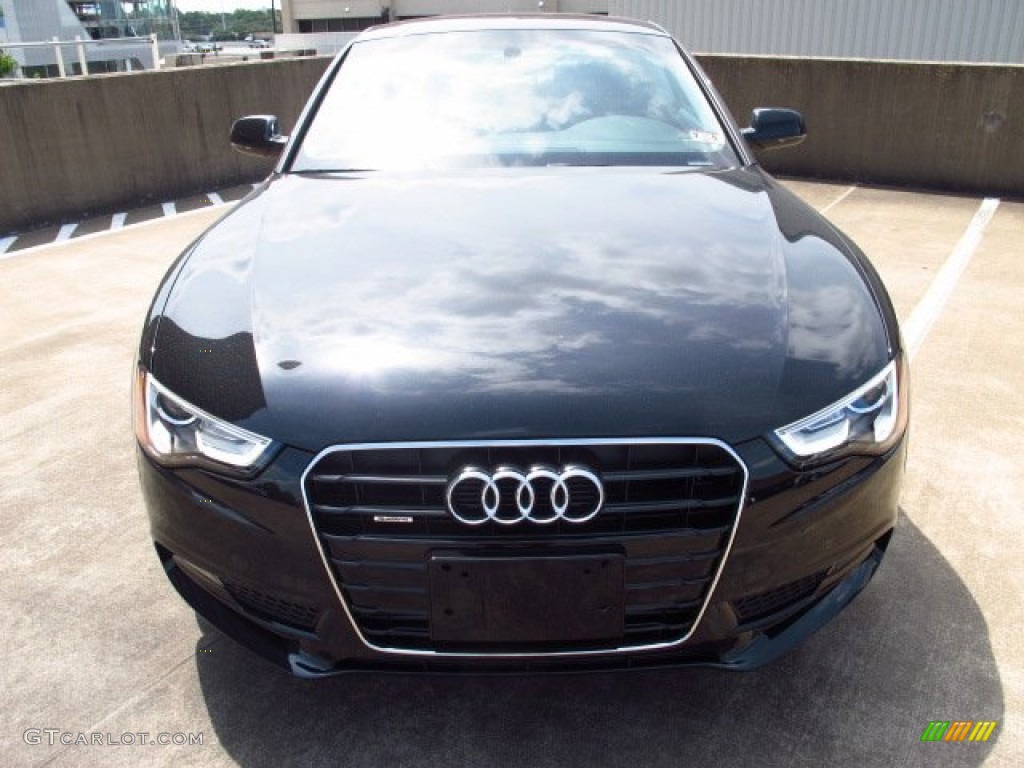 2014 A5 2.0T quattro Coupe - Phantom Black Pearl / Black photo #7