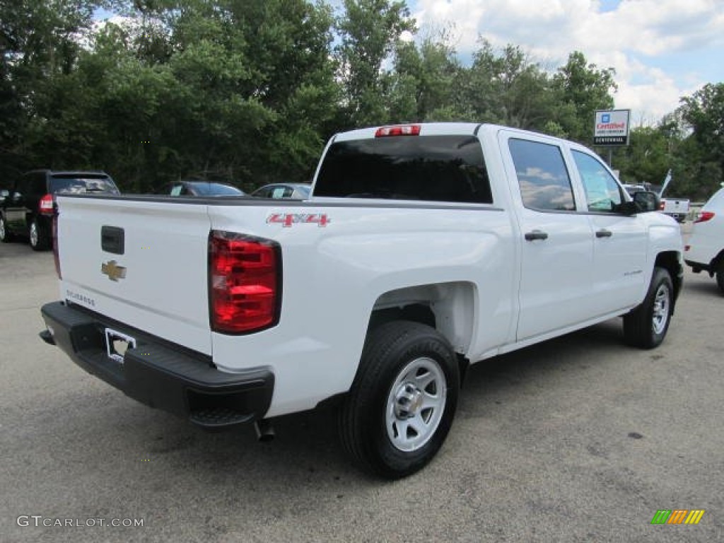 2014 Silverado 1500 WT Crew Cab 4x4 - Summit White / Jet Black/Dark Ash photo #6