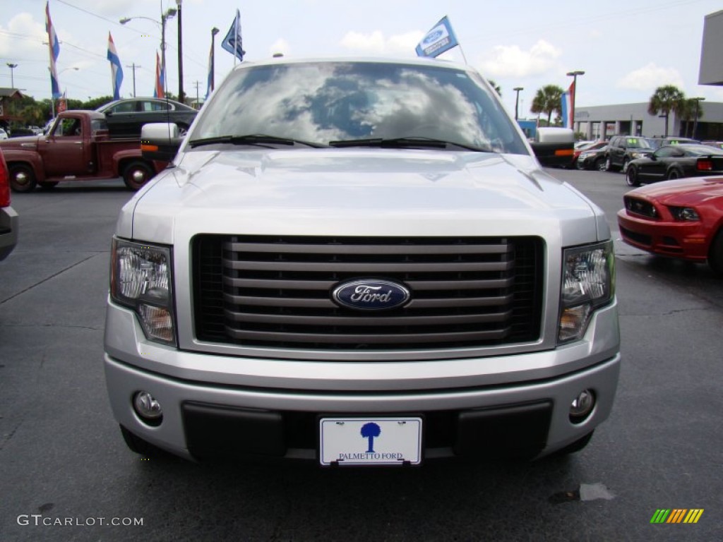 2010 F150 FX2 SuperCrew - Ingot Silver Metallic / Black photo #2
