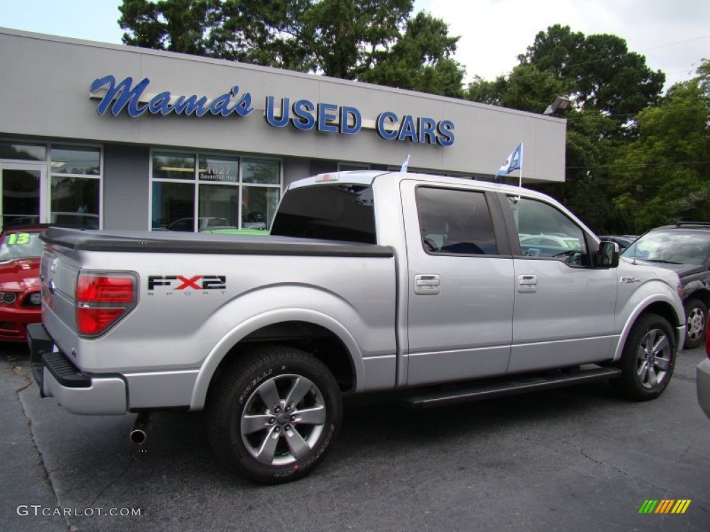 2010 F150 FX2 SuperCrew - Ingot Silver Metallic / Black photo #8