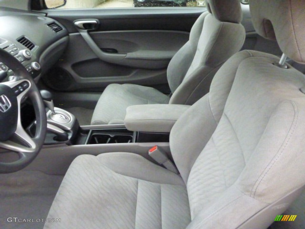 2010 Civic LX Coupe - Polished Metal Metallic / Gray photo #4