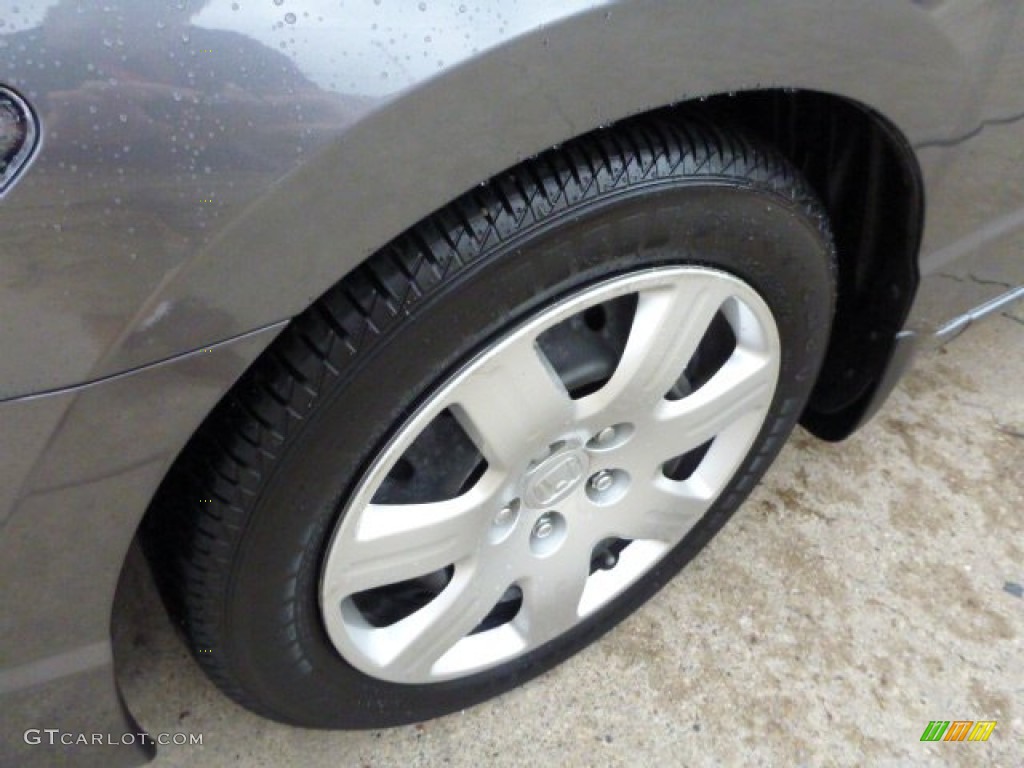 2010 Civic LX Coupe - Polished Metal Metallic / Gray photo #8