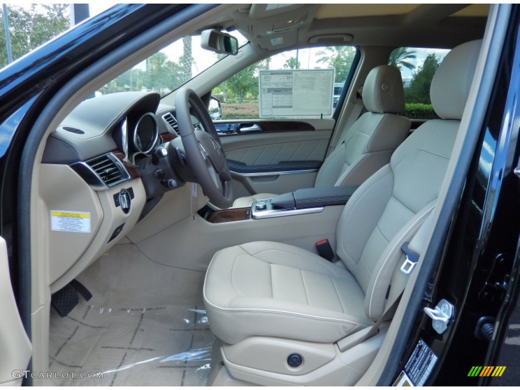 Almond Beige Interior 2014 Mercedes-Benz GL 350 BlueTEC 4Matic Photo #84154713