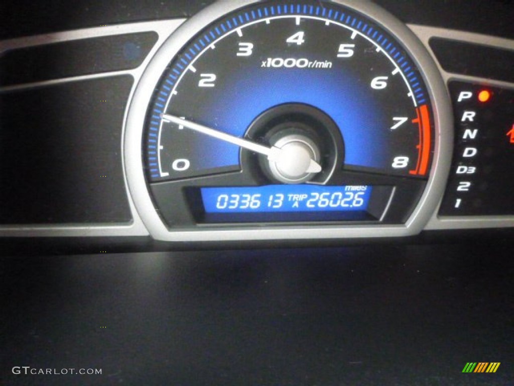 2010 Civic LX Coupe - Polished Metal Metallic / Gray photo #9