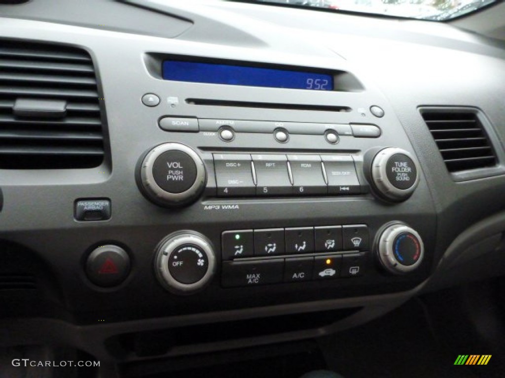 2010 Civic LX Coupe - Polished Metal Metallic / Gray photo #10