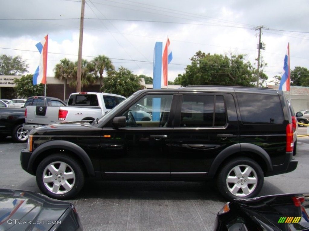 2008 LR3 V8 HSE - Java Black Pearlescent / Alpaca Beige photo #6