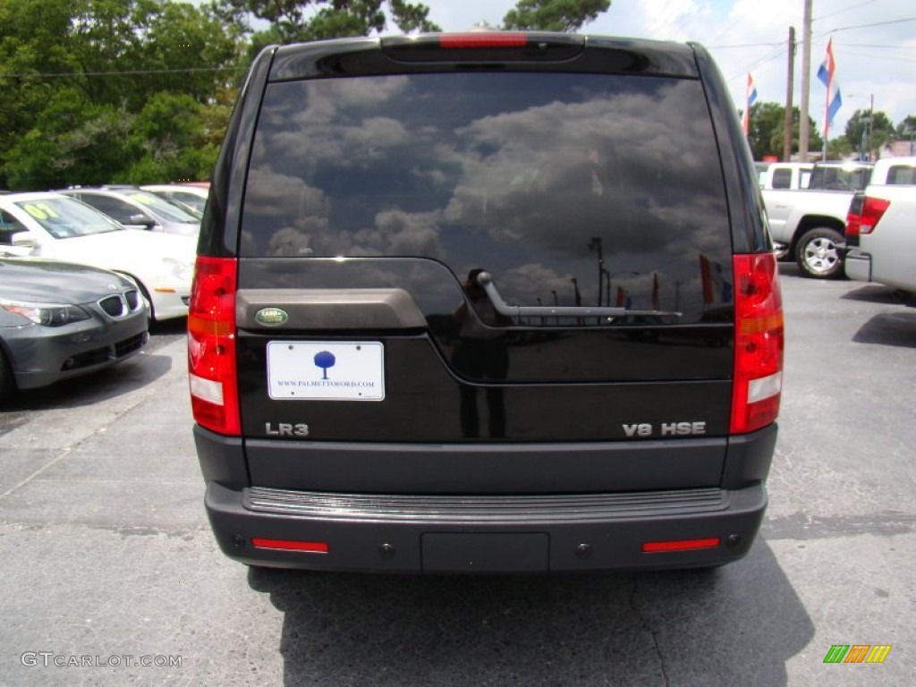 2008 LR3 V8 HSE - Java Black Pearlescent / Alpaca Beige photo #8