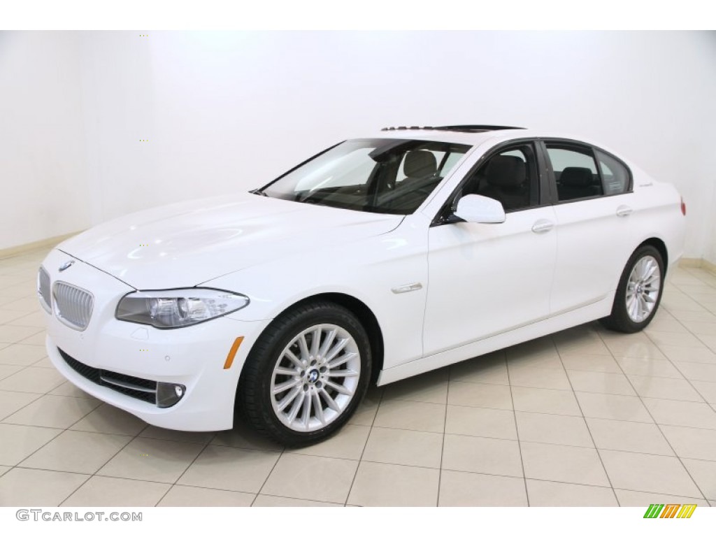 Alpine White 2013 BMW 5 Series ActiveHybrid 5 Exterior Photo #84154871