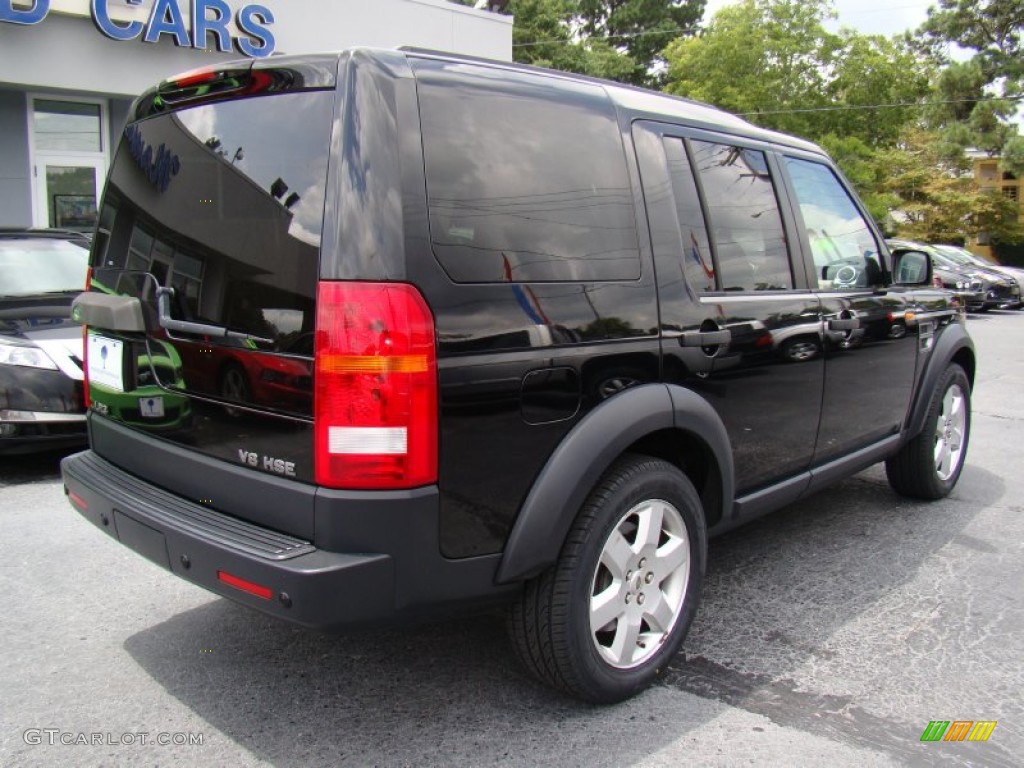 2008 LR3 V8 HSE - Java Black Pearlescent / Alpaca Beige photo #9