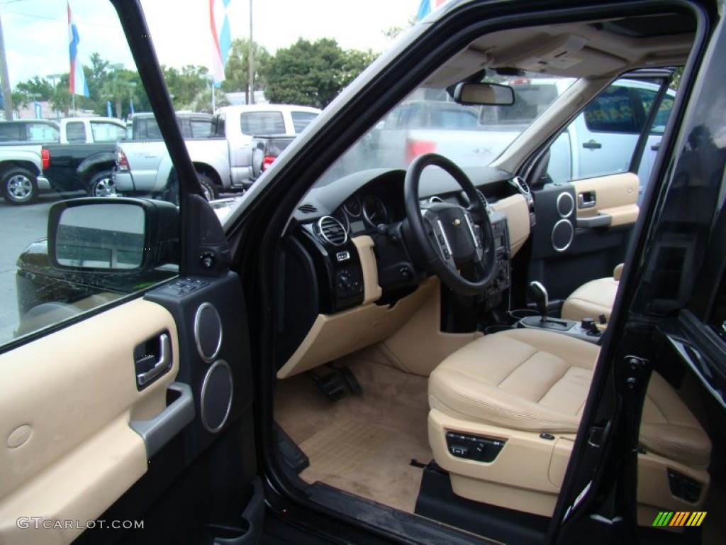 2008 LR3 V8 HSE - Java Black Pearlescent / Alpaca Beige photo #10