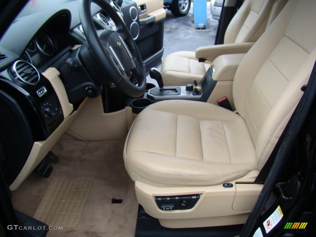 2008 LR3 V8 HSE - Java Black Pearlescent / Alpaca Beige photo #11