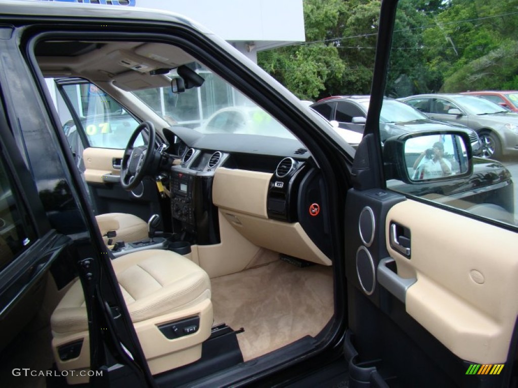 2008 LR3 V8 HSE - Java Black Pearlescent / Alpaca Beige photo #14