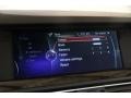 2013 BMW 5 Series Black Interior Audio System Photo