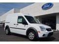 Frozen White 2013 Ford Transit Connect XLT Van Exterior