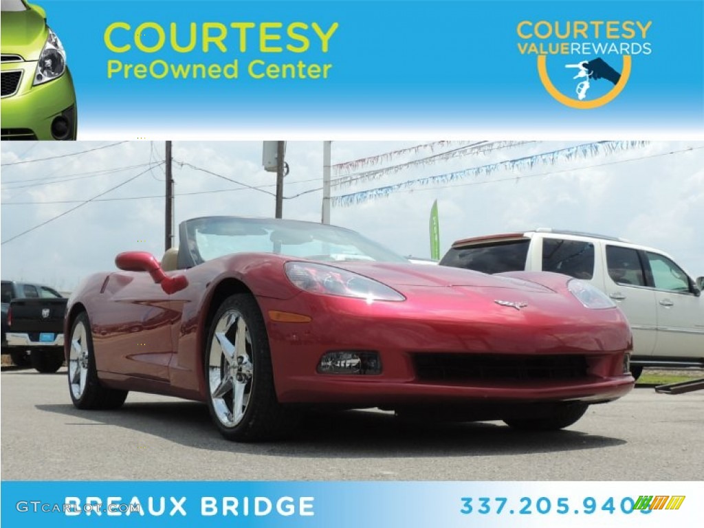 2011 Corvette Convertible - Crystal Red Tintcoat Metallic / Cashmere photo #1