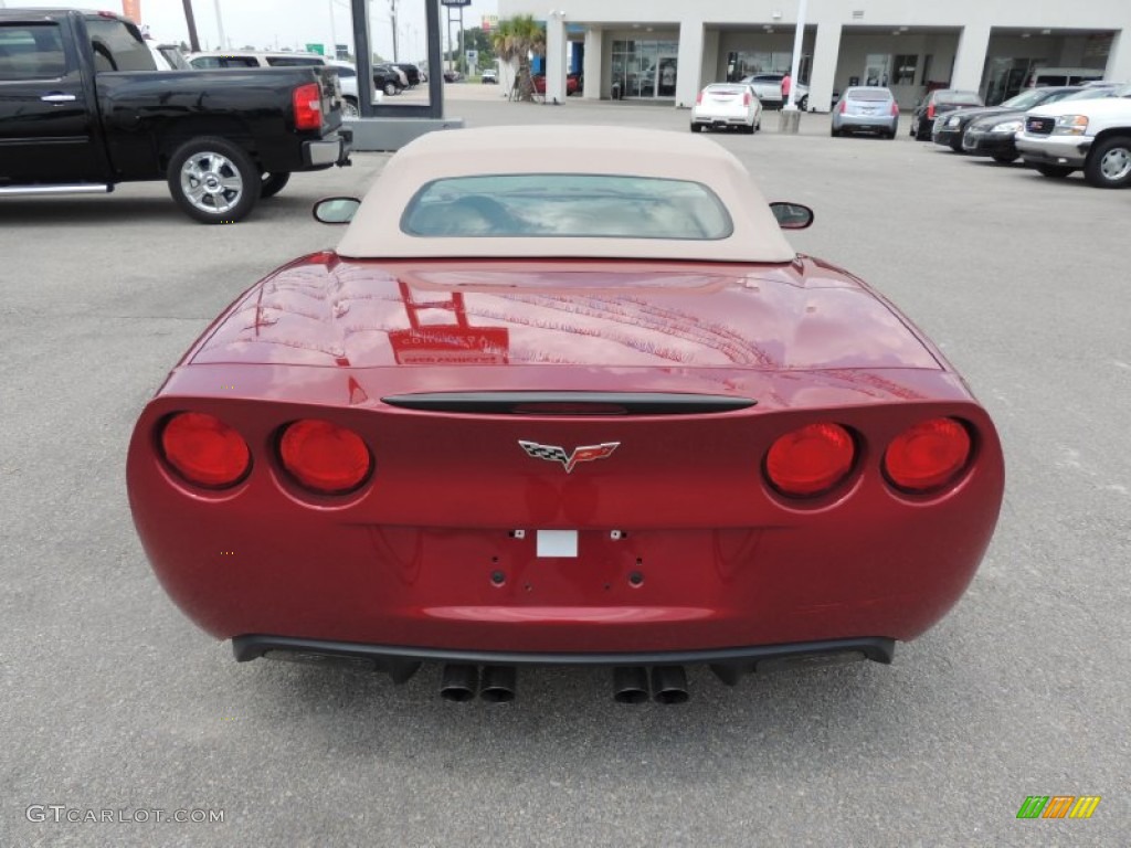 2011 Corvette Convertible - Crystal Red Tintcoat Metallic / Cashmere photo #5