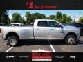 2013 Bright Silver Metallic Ram 3500 Big Horn Crew Cab 4x4 Dually  photo #1