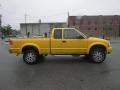 Flame Yellow 2002 GMC Sonoma SLS Extended Cab 4x4 Exterior