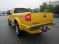 2002 Flame Yellow GMC Sonoma SLS Extended Cab 4x4  photo #3