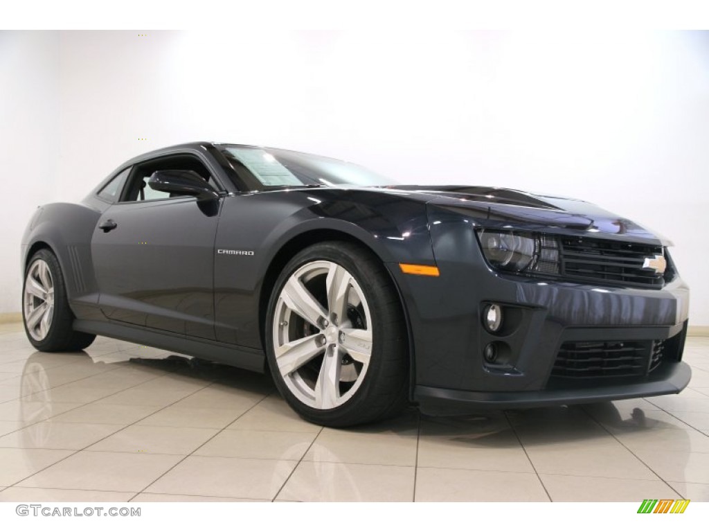 2013 Camaro ZL1 - Blue Ray Metallic / Black photo #2