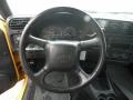 Graphite 2002 GMC Sonoma SLS Extended Cab 4x4 Steering Wheel