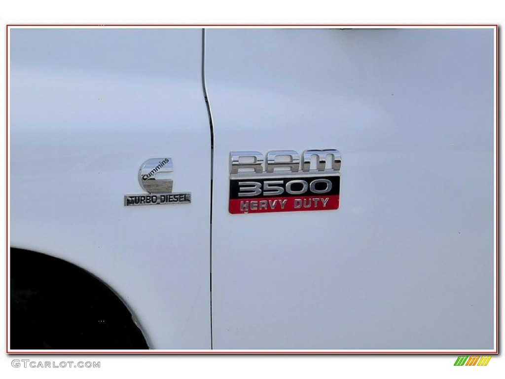 2007 Ram 3500 Lone Star Quad Cab 4x4 Dually - Bright White / Medium Slate Gray photo #2