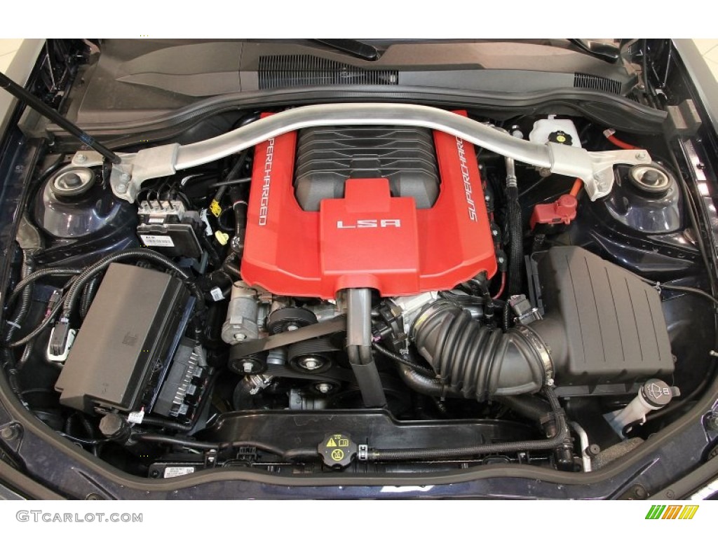 2013 Chevrolet Camaro ZL1 6.2 Liter Eaton Supercharged OHV 16-Valve LSA V8 Engine Photo #84159315