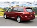 2013 Salsa Red Pearl Toyota Sienna LE AWD  photo #3