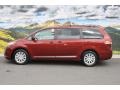 2013 Salsa Red Pearl Toyota Sienna LE AWD  photo #6