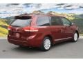 2013 Salsa Red Pearl Toyota Sienna LE AWD  photo #7