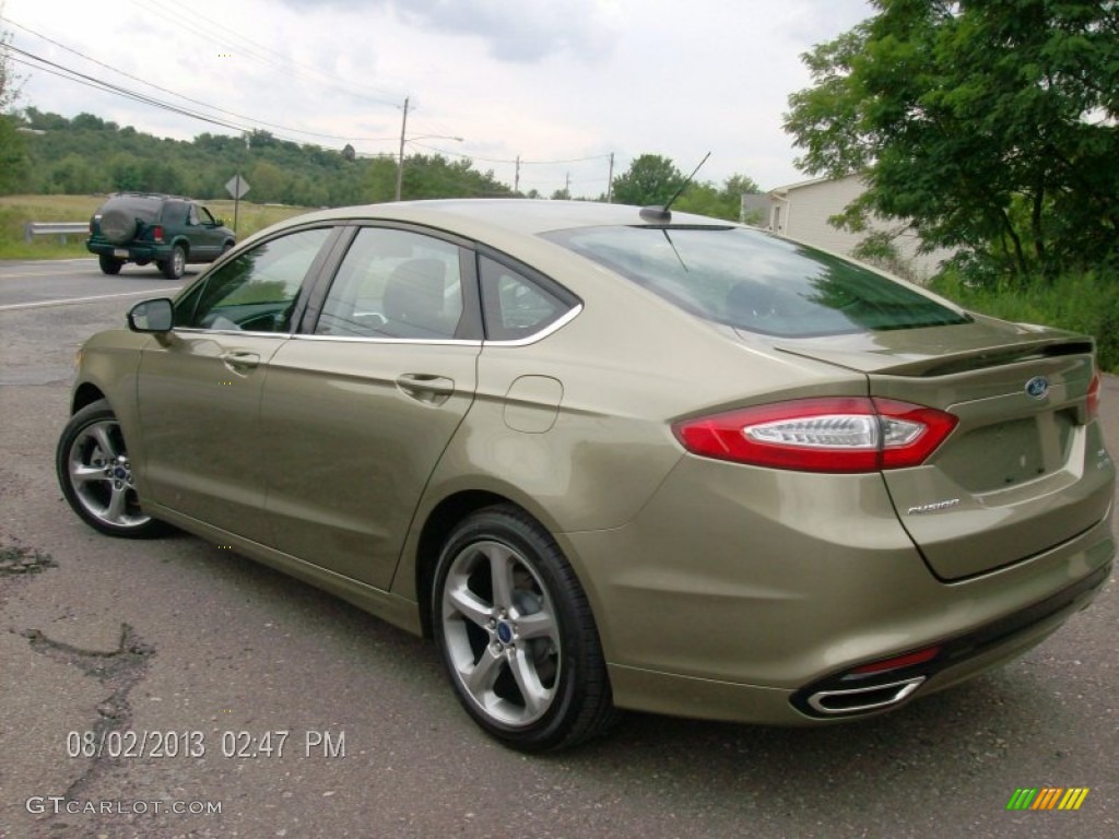 2013 Fusion SE 2.0 EcoBoost - Ginger Ale Metallic / Charcoal Black photo #5