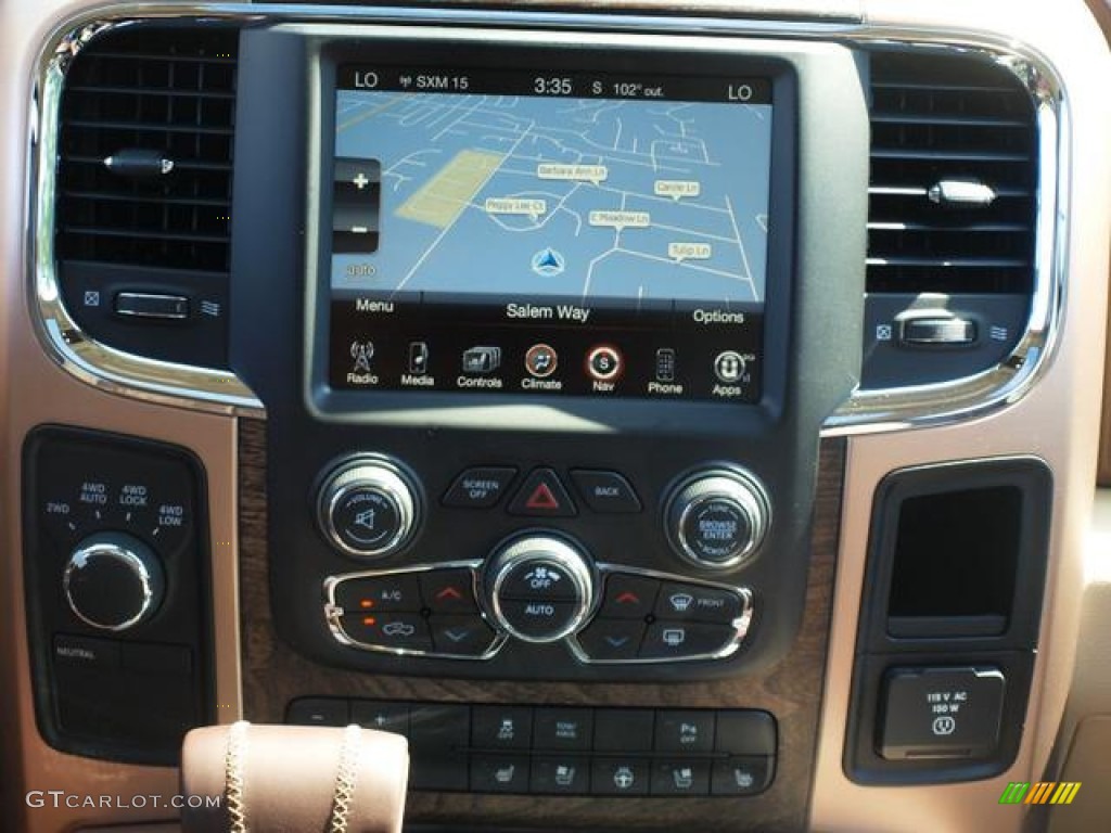 2013 1500 Laramie Longhorn Crew Cab 4x4 - Black Gold Pearl / Canyon Brown/Light Frost Beige photo #7