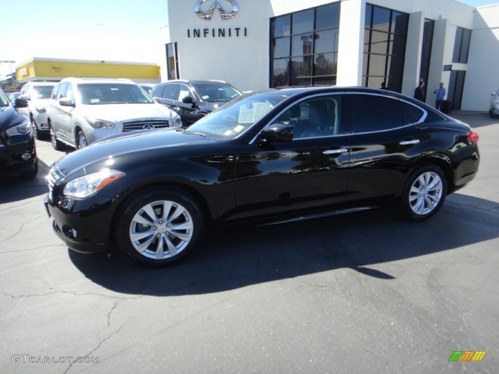 2011 M 37 Sedan - Black Obsidian / Graphite photo #1