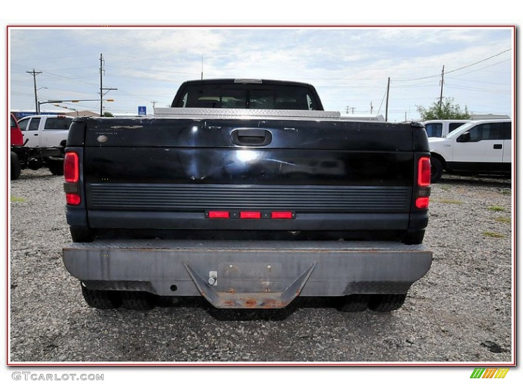 2002 Ram 3500 SLT Regular Cab 4x4 Dually - Black / Mist Gray photo #6