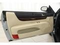 Deep Royal Blue/Cream 2002 Chrysler Sebring Limited Convertible Door Panel