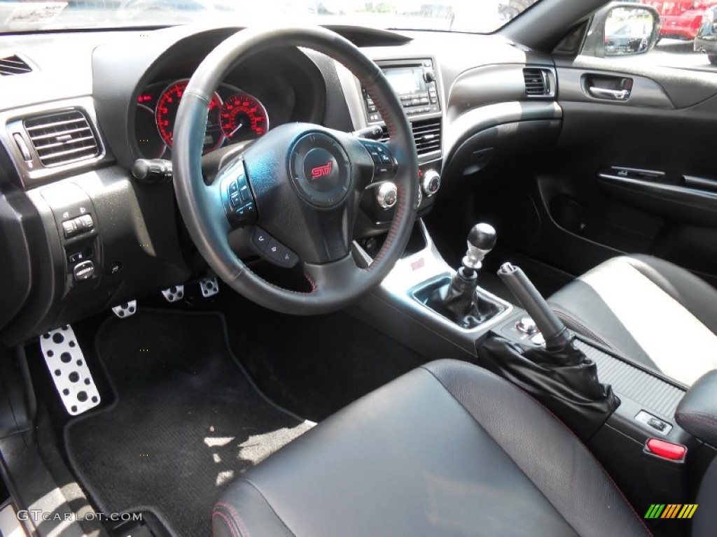 Sti Carbon Black Leather Interior 2011 Subaru Impreza Wrx