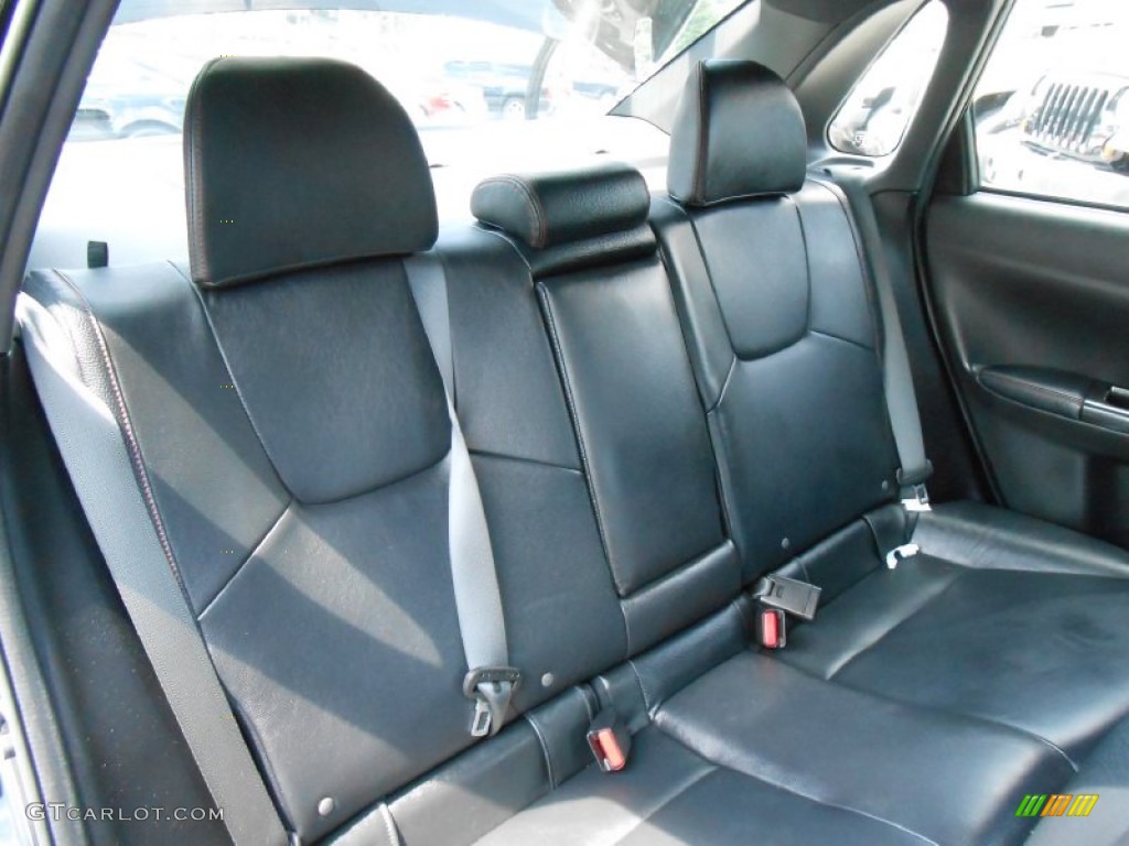 2011 Subaru Impreza WRX STi Limited Rear Seat Photo #84161592