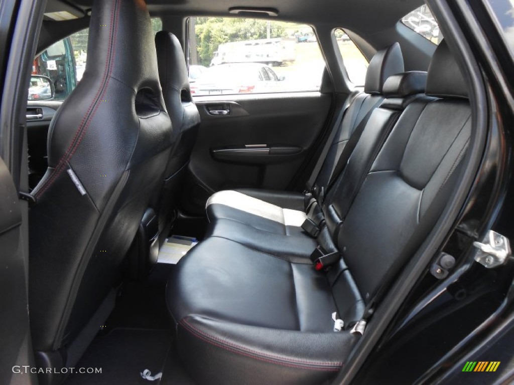 2011 Subaru Impreza WRX STi Limited Rear Seat Photo #84161646