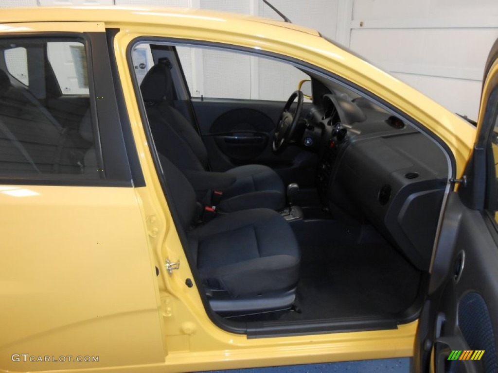 2008 Aveo Aveo5 LS - Summer Yellow / Charcoal photo #20